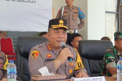 Pemeriksaan kades di Bolaang Mongondow Utara oleh Polres. Sumber: Antaranews.com