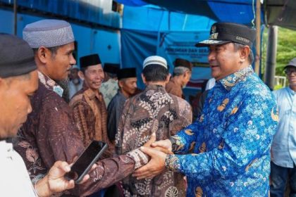Pembangunan rumah warga yang terdampak banjir 2021 silam. Sumber: Inews.com