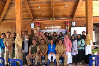Pemdes Cangakan melaksanakan pelatihan public speaking diikuti sejumlah lembaga dan para aparatur desa setempat. Sumber : Pemdes Cangakan/radarmadiun
