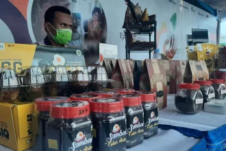Produk UMKM Desa Mulawarman di Pamerkan. Sumber: Dokumentasi Desa Mulawarman.