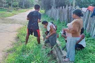 Desa Tanjung Labu, Kecamatan Rantau Pulung, Kabupaten Kutai Timur, Provinsi Kalimantan Timur terima Dana Karbon sebesar Rp 305.180.000. Sumber: Pemkab Kutim