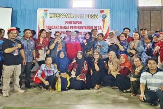 Desa Nehas Liah Bing melalui program Forest Carbon Partnership Facility Carbon Fund (FCPF-CF), berkomitmen melakukan penataan dan penjagaan hutan. Sumber: Pemdes Nahas