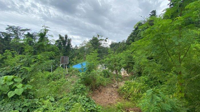 Kondisi TPU Covid-19 di Desa Hunuth. Sumber : TribunAmbon.com