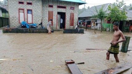 Puluhan Rumah Warga Desa Jojame Terendam Banjir