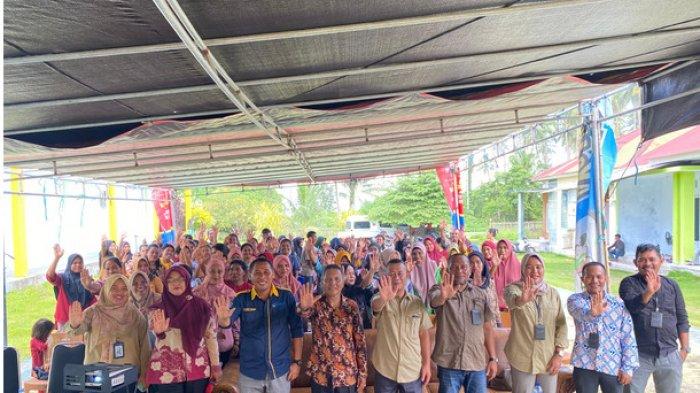 Peluncuran program GENTING di Desa Sopi, Pulau Morotai, Maluku Utara. Sumber : tribunternate.com