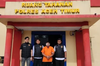 Mantan Keuchik Gampong Buket Panjou. Sumber:acehkini.id