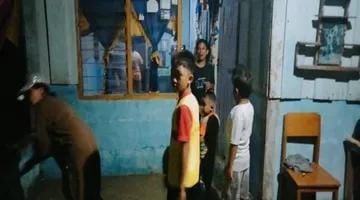 Kondisi banjir di Desa Batalemba. Sumber: Butolpost.com.