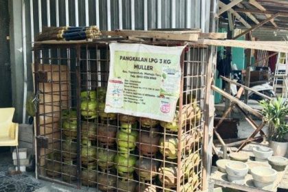 Kelangkaan Gas di Desa Topoyo. Sumber: Tribunnews.com.