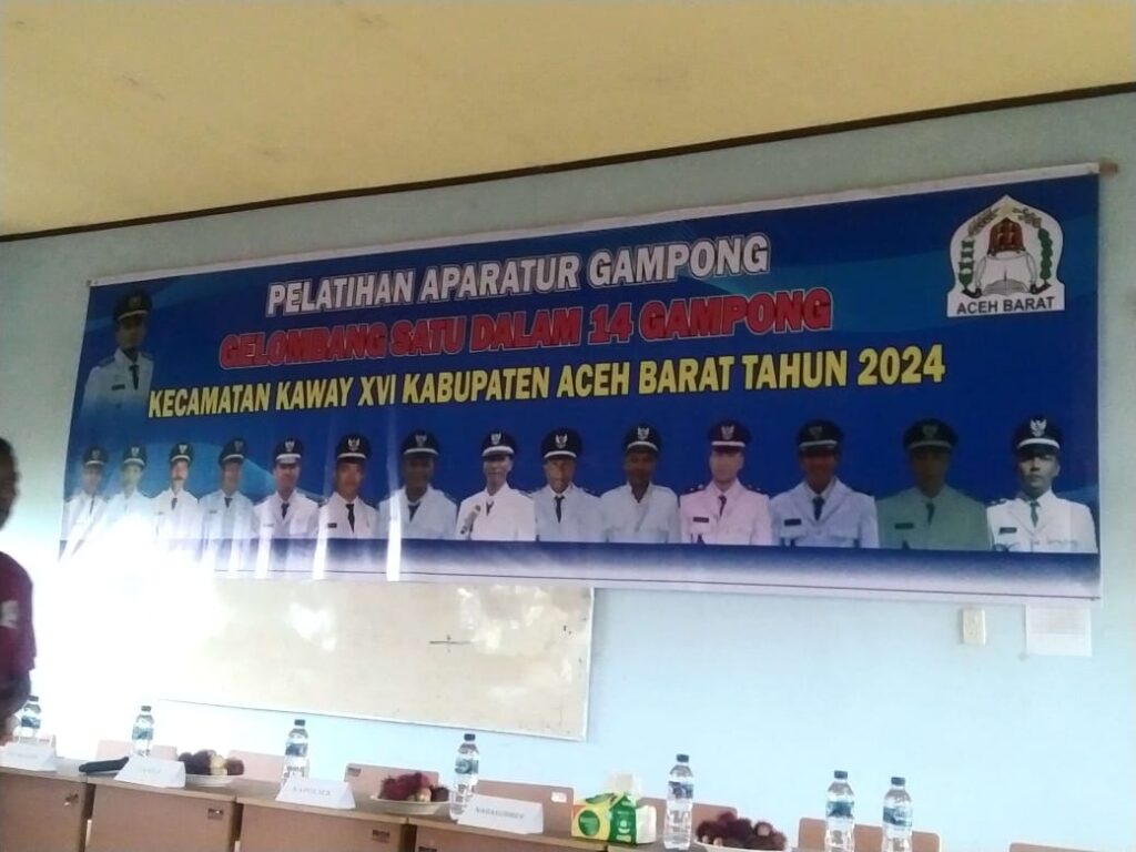 Pelatihan Aparatur Desa di Aceh Barat. Sumber:rri.co.id