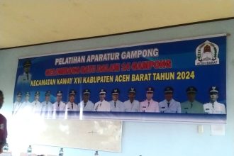 Pelatihan Aparatur Desa di Aceh Barat. Sumber:rri.co.id