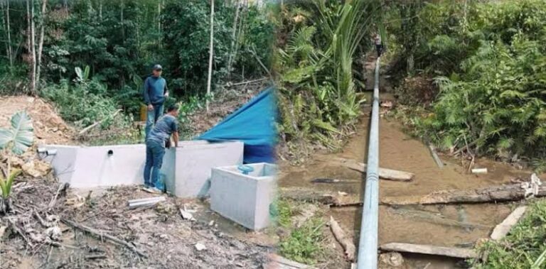 Pembangunan sarana dan prasarana air bersih di Desa Babamolingku. Sumber: lenterasultra.com