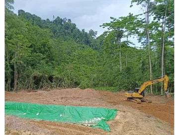 Kondisi tambang emas yang berada di Desa Tolondadu I. Sumber: Portalkotamobagu.com.