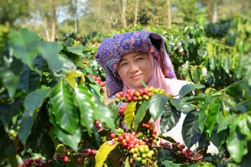 Rizkani Melati, Pendiri dan Ketua Koperasi Kopi Wanita Gayo (Kokowagayo). Sumber: Dokumentasi Rizkani Melati.