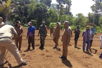 Babinsa dan Jajaran Pemkab Biak Numfor saat tanam cabai dan sayuran. Sumber : rri.co.id