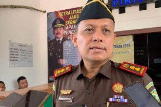 Kepala Kejari Halmahera Selatan, Ahmad Patoni. Sumber ; tribunternate.com