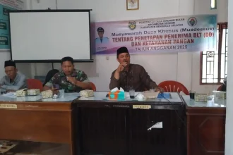 Kegiatan Musdes Sindang Bulan. Sumber: mediabengkulu.com