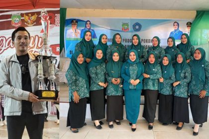 Kepala Desa Bandaeha, Harianto. Sumber:postonline.com