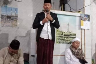 Ruwahan dan doa bersama di Masjid Al-Hikmah Desa Pulau Panggung. Sumber: lahatonline.com