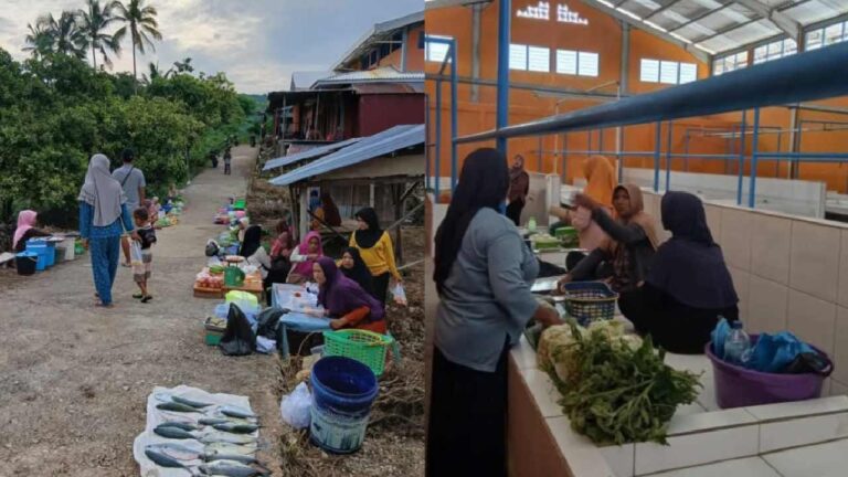 Pasar Rakyat di Desa Bungarasi. Sumber: Buton Selatan.com