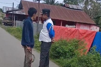 Pengancaman yang dialami oleh Kades Cisadane. Sumber: TribunGorontalo.com