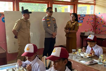 Pelaksanaan Program Makan Bergizi Gratis di SDN 2 Tonusu, Desa Leboni. Sumber: RRI.co.id