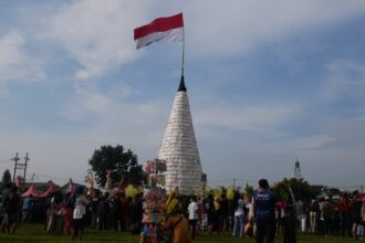 Proses Gelar Sedekah Bumi di Desa Desa Sedengan Mijen, Kecamatan Krian, Kabupaten Sidoarjo. Sumber: Info Publik.com