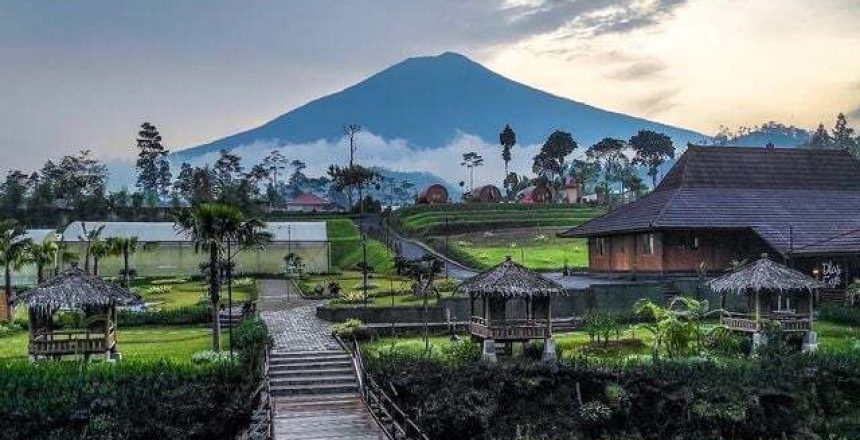 View dari Desa Wisata Lembah Asri Serang. Sumber Foto: Instagram @dlas_serang