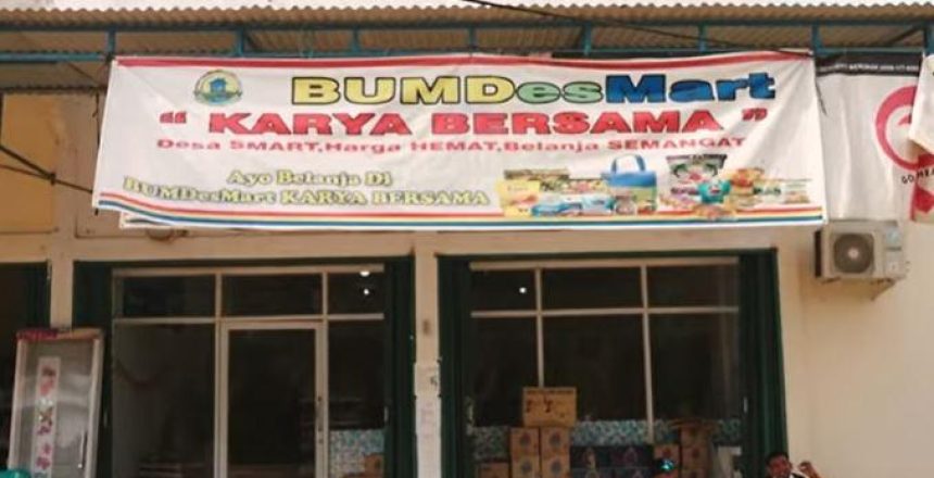 Minimarket BUMDes Mart BUM Desa Karya Bersama. Sumber Foto: akun Youtube BUM Desa Karya Bersama.